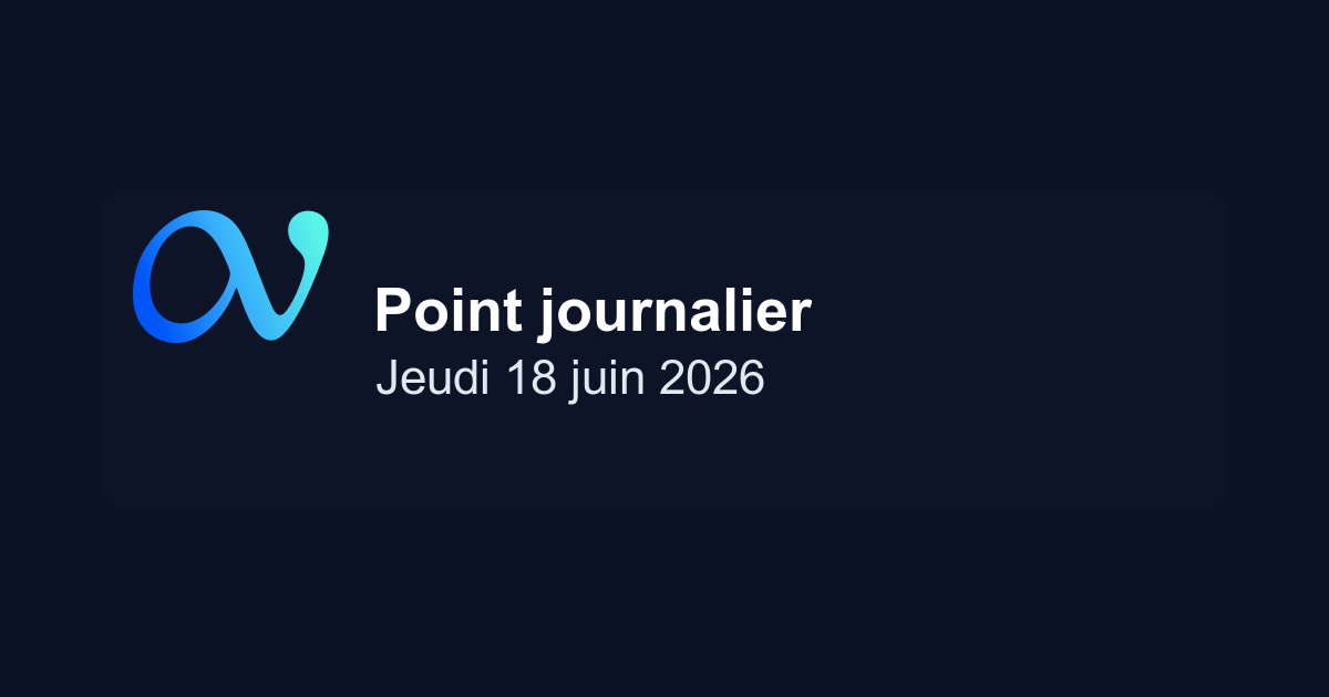 Point marché journalier du 18/06/2026