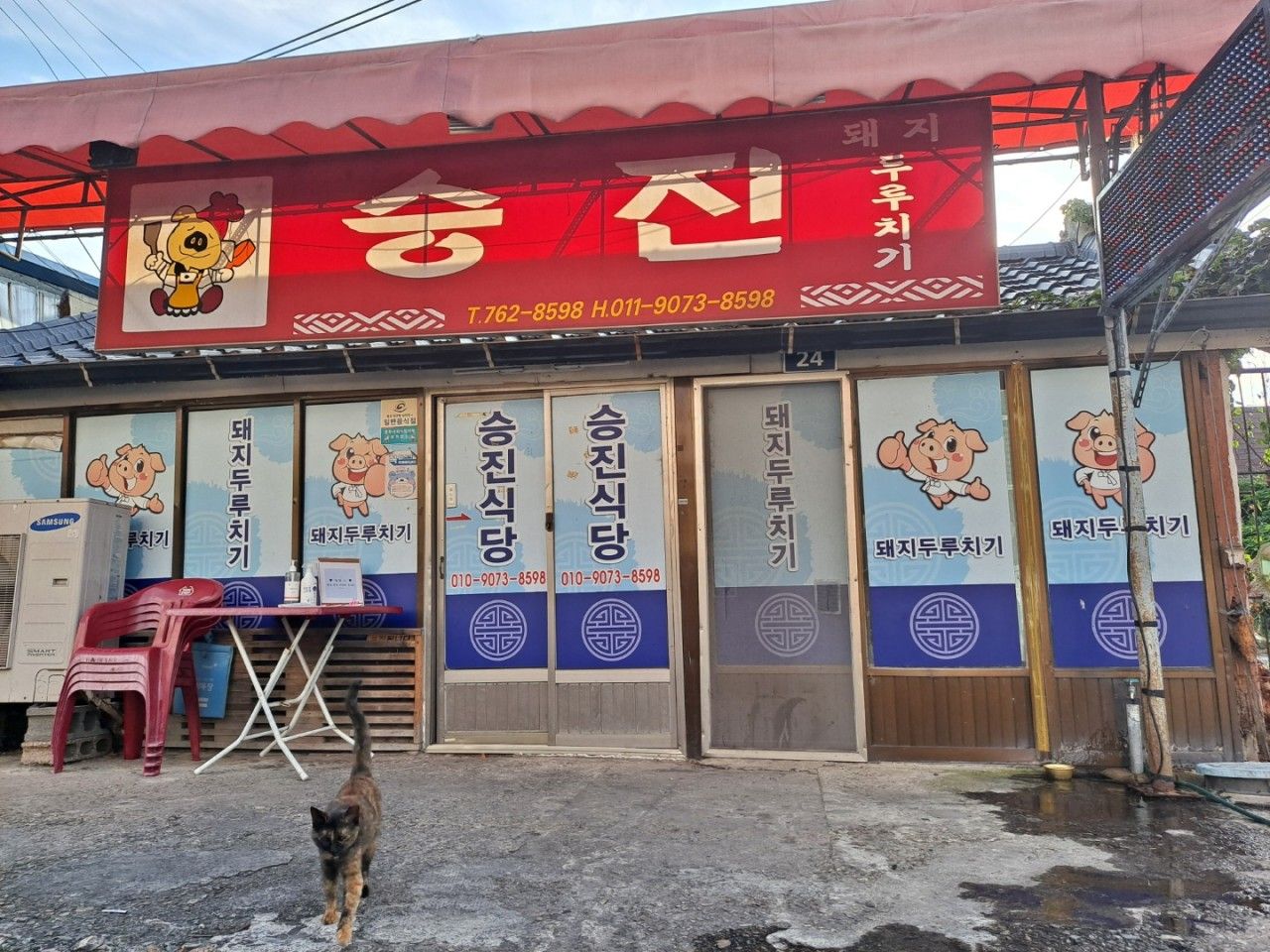 인플루언서 방문 식당