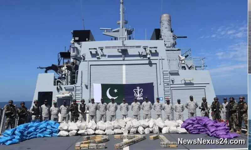 Pakistan Navy Seizes Drugs Worth $96m In Arabian Sea