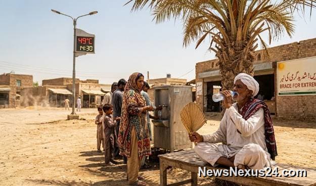 Pakistan Faces Severe Heat as Sindh Temperature Hits 49°C