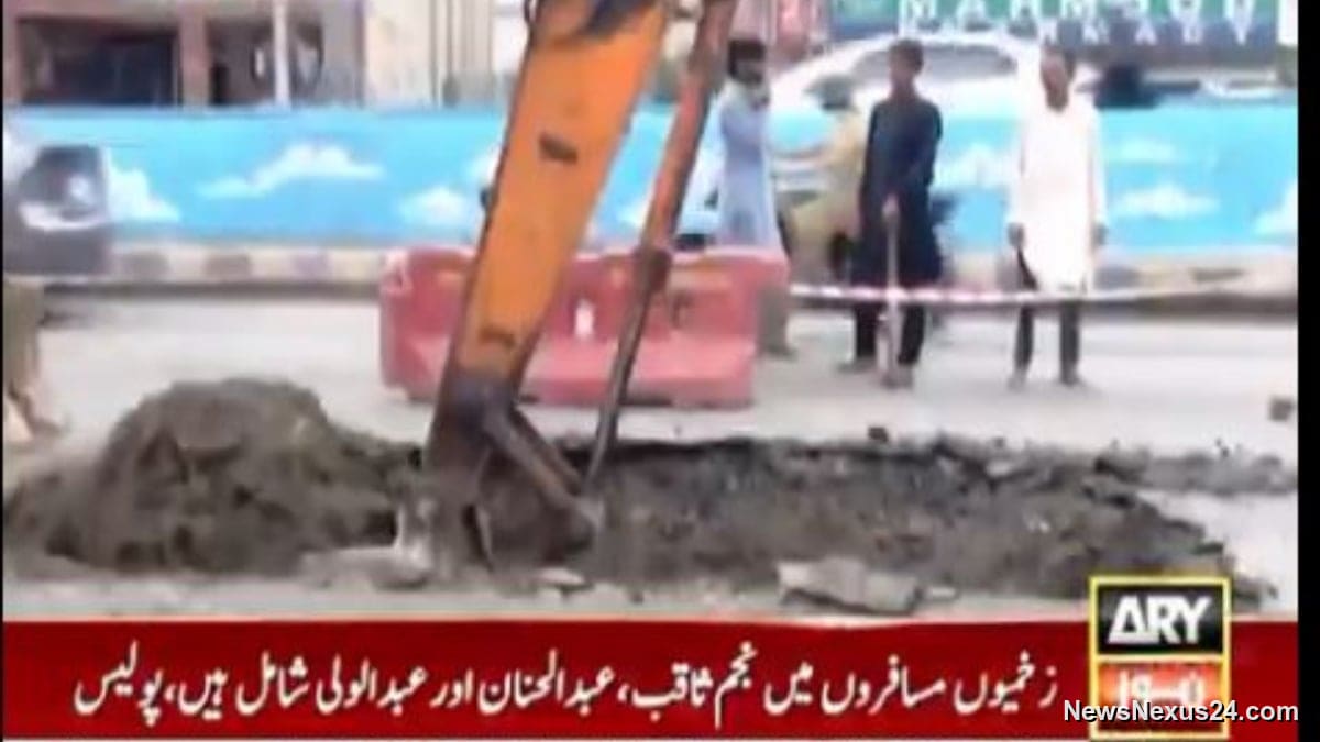 Rs2bn Lahore Road Caves In After Rain, Triggering Quality Questions