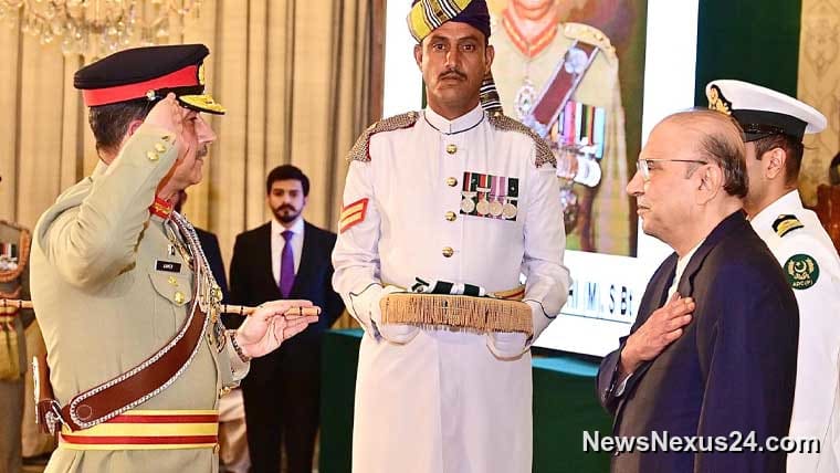 General Amir Raza Receives Nishan-e-Imtiaz Military Honour