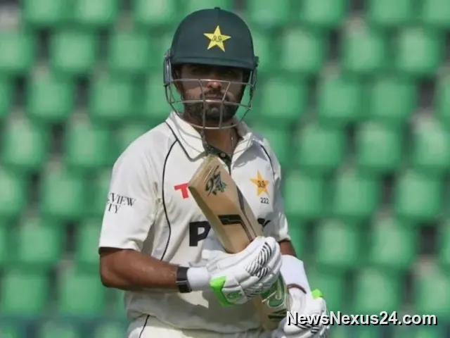 Babar Returns to ICC Test Top 10 as Pakistan Stars Rise