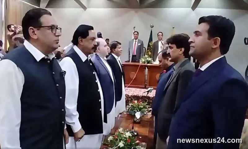 Eight-Member AJK Cabinet Takes Oath in Muzaffarabad