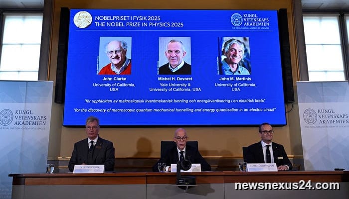 Physics Nobel honors pioneers of macroscopic quantum tunnelling