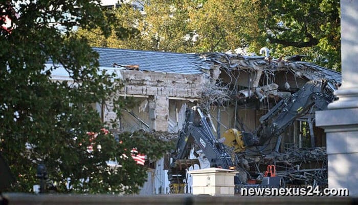 Trump Begins East Wing Demolition to Build New White House Ballroom