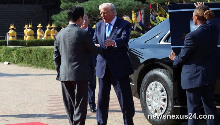 Trump arrives in South Korea, eyes 'great outcome' from Xi talks
