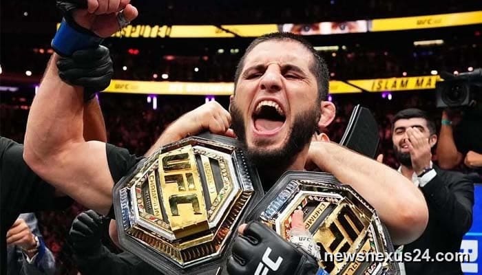 Islam Makhachev becomes UFC two-division champion after dominant win
