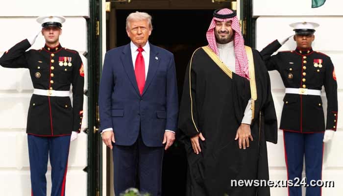 Trump rolls out red carpet for MBS as deals, defense and AI top agenda