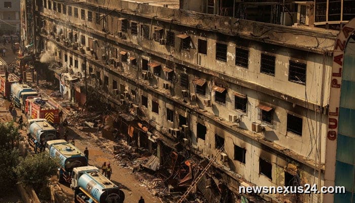 Gul Plaza fire: Death toll rises to 28 as rescue teams search for missing