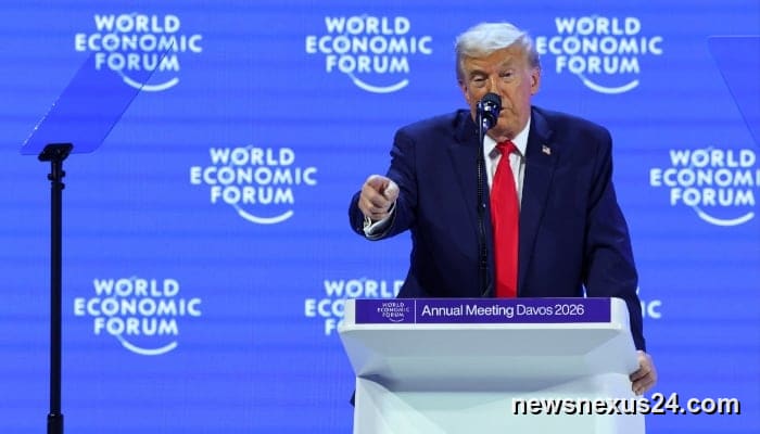 Trump rules out force for Greenland bid, presses for talks in Davos