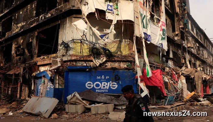 Gul Plaza declared unsafe; committee advises demolition after search ends