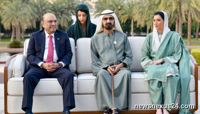Zardari meets UAE leaders to expand trade, investment and logistics cooperation