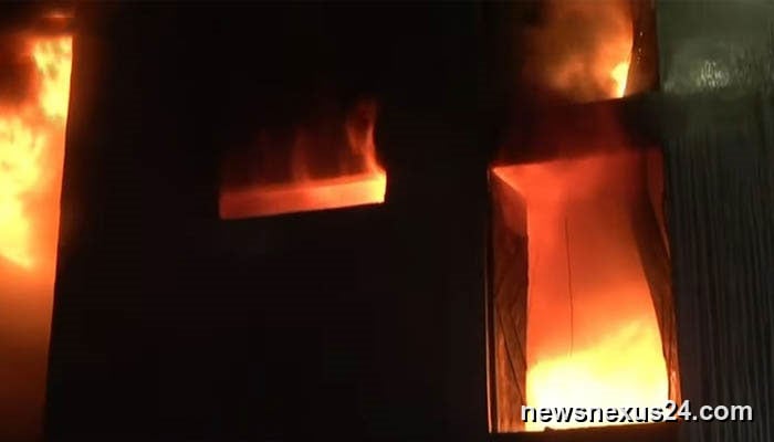 Massive blaze erupts at Landhi factory in Karachi