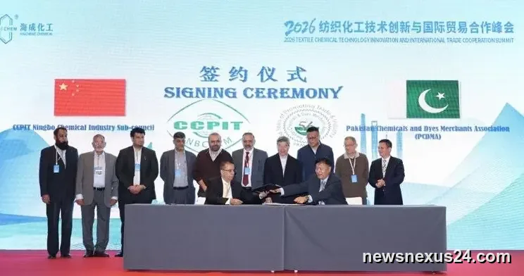 Pakistan-China Dyes Trade MoU Signals Deeper Industry Ties