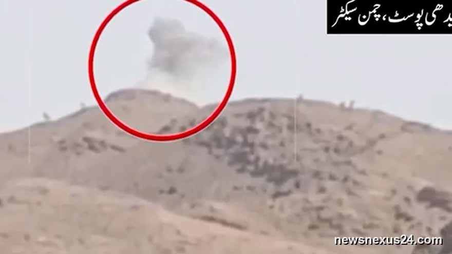 Pakistan Army Hits Afghan Taliban Posts In Chaman Sector