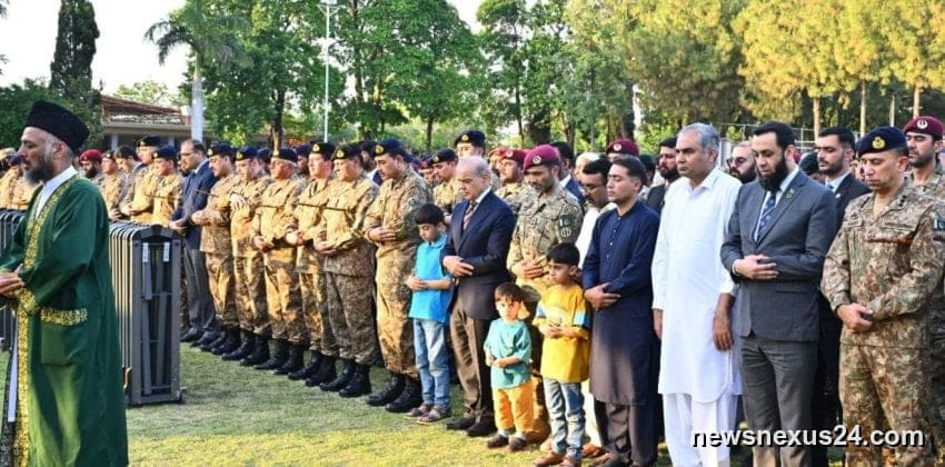 PM Shehbaz and CDF Munir Attend Martyr’s Funeral