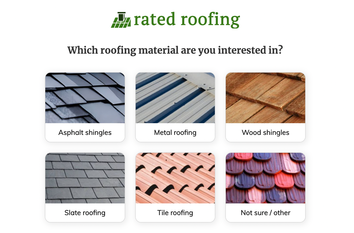 Roofing form template