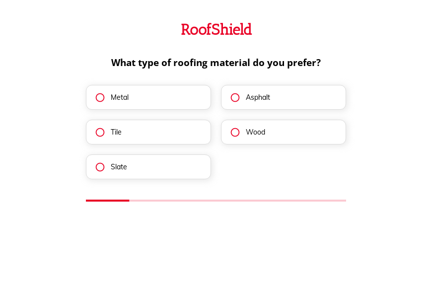 Roofing material order form template - Growform