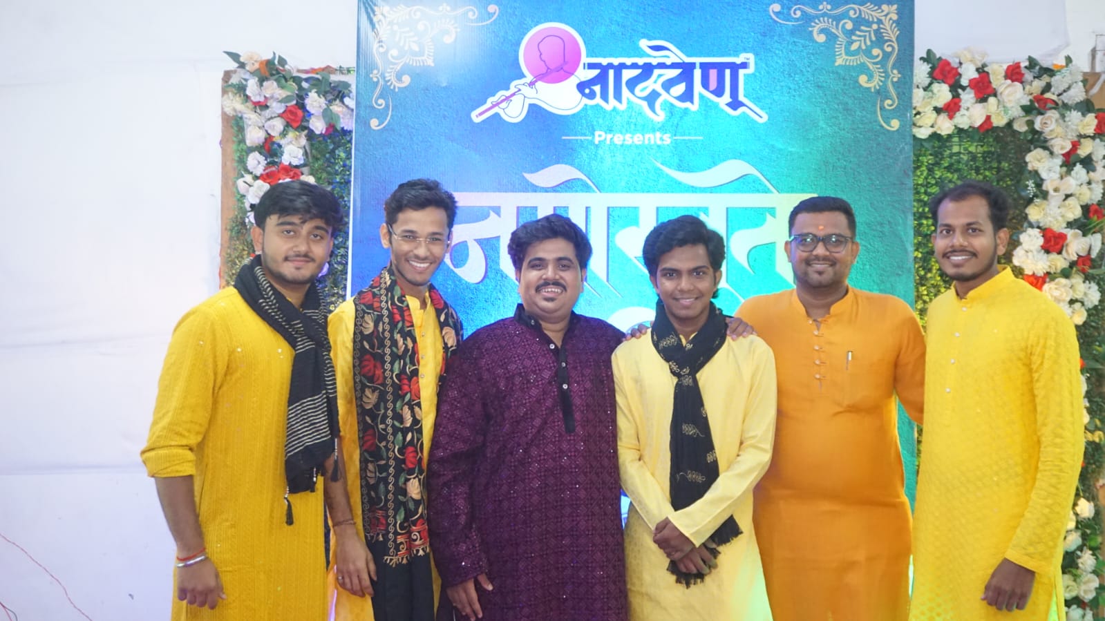 Group Photo of Guru Ji Akash Suryawanshi with Accompanists During Namostute 2.0