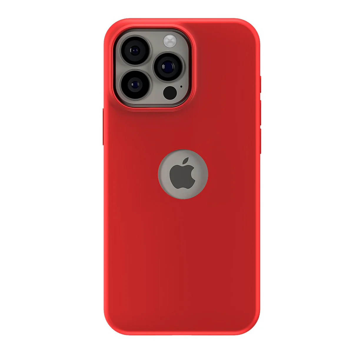 iphone 16 pro - iPhone 16 Pro Super Soft Silicone Back Cover (Red)