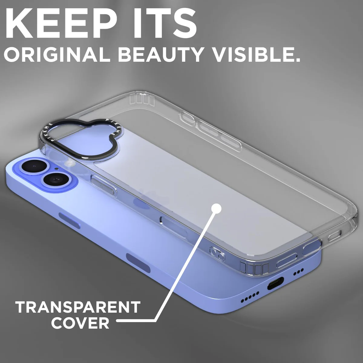 iphone 16 - iPhone 16 Transring Back Cover (Transparent)