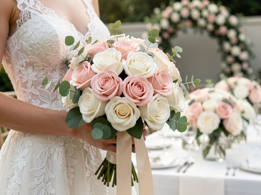 How to Style Faux Roses for Your Wedding Day