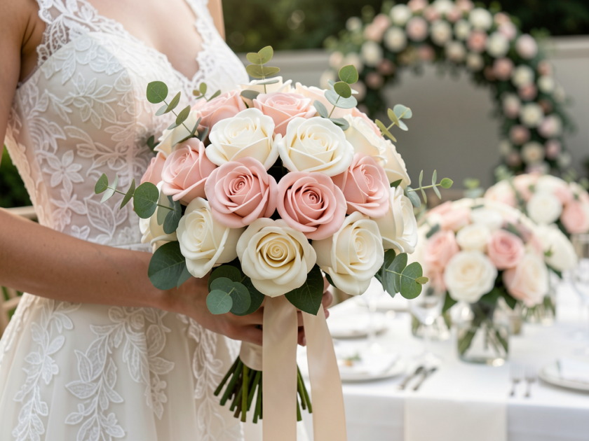 How to Style Faux Roses for Your Wedding Day