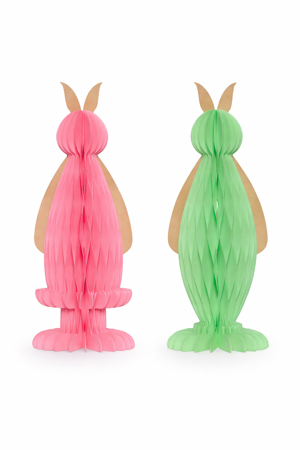 Honeycomb Easter Bunny Standee – 3D Paper Rabbit Table & Floor Decoration