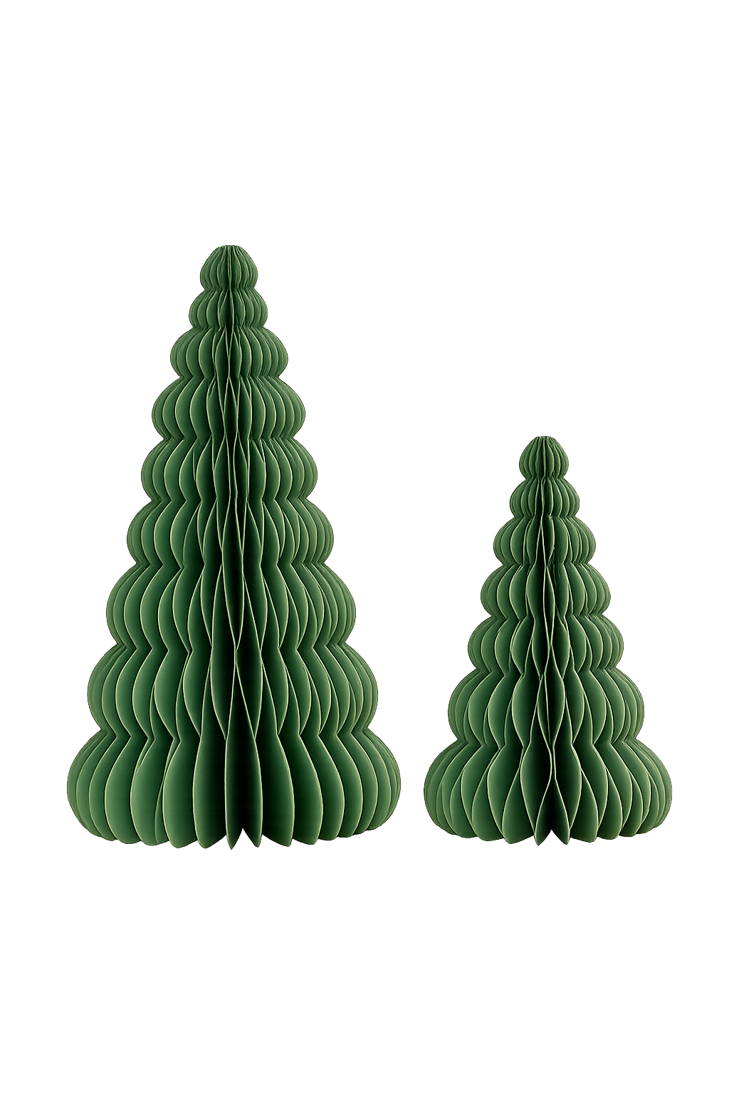 Honeycomb Christmas Tree Decoration – 3D Paper Holiday Table Centerpiece