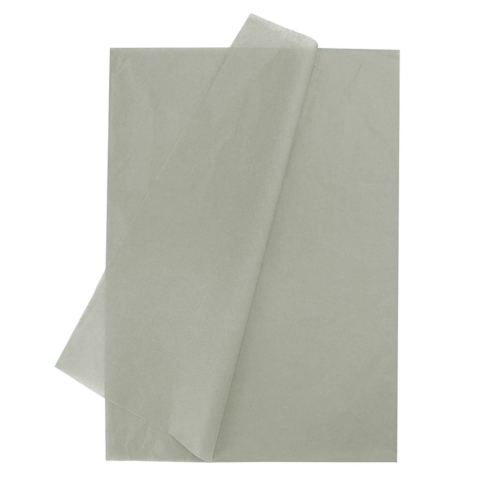 Aqua Grey Tissue Paper Sheets 20x20 cm – Pack of 10 Soft Decorative Gift Wrapping & Craft Paper for DIY & Party Supplies