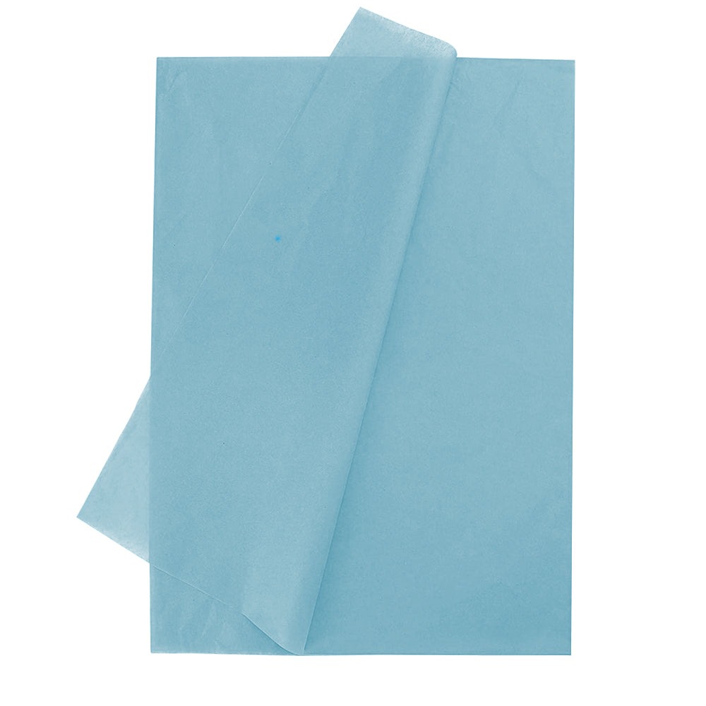 Sky Blue Tissue Paper Sheets 20x20 cm – Pack of 10 Soft Gift Wrapping & Craft Paper for Decoration, DIY & Party Supplies