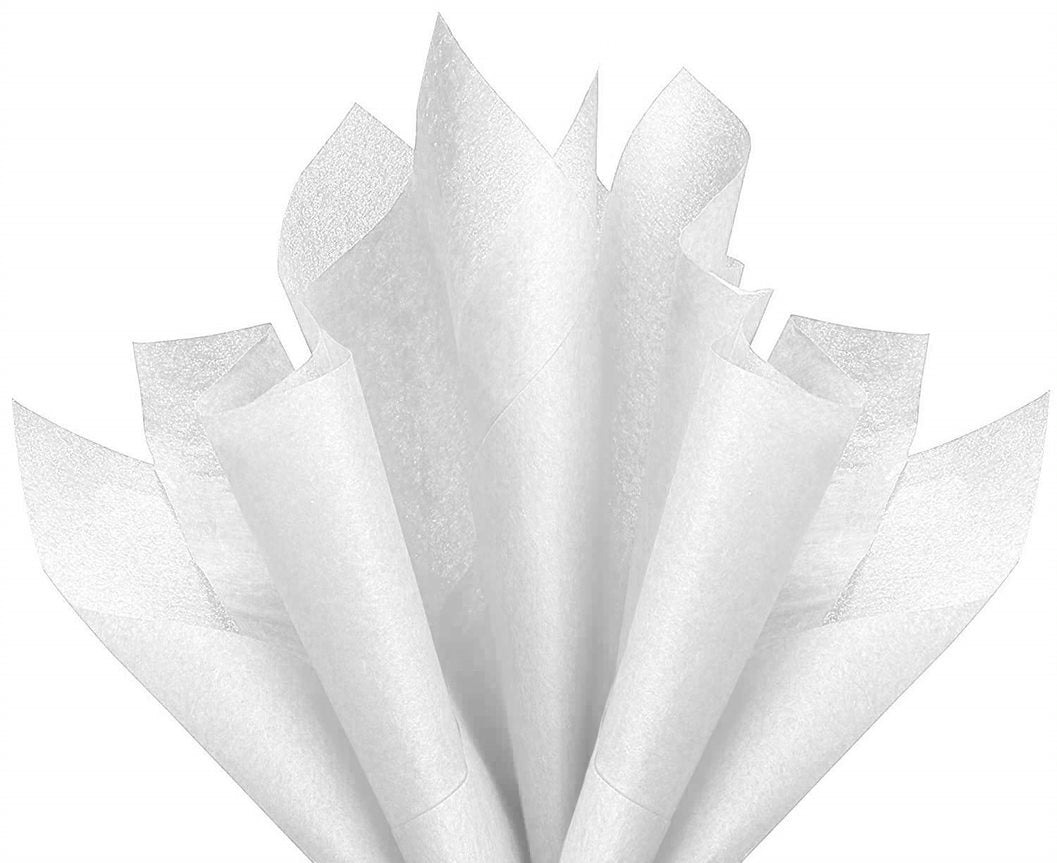 White Tissue Paper Sheets 20x20 cm – Pack of 10 Premium Soft Gift Wrapping & Craft Paper for Decoration, DIY & Packaging