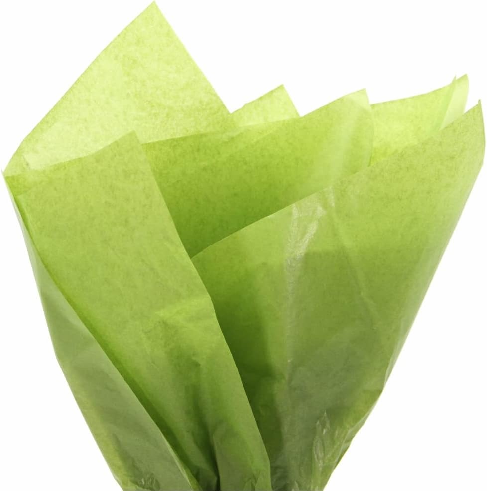 Light Green Tissue Paper Sheets 20x20 cm – Pack of 10 Premium Gift Wrapping & Craft Tissue Paper for Decoration, DIY & Packaging