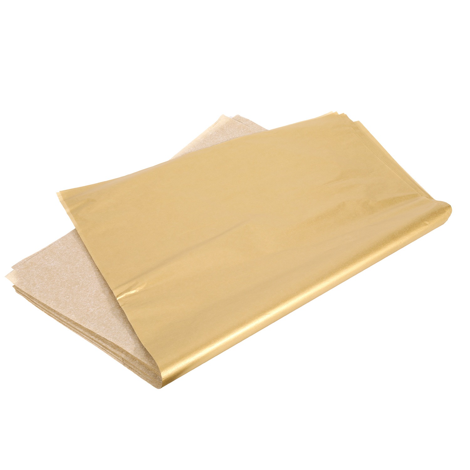 Gold Metallic Tissue Paper Sheets 20x20 cm – Pack of 10 Premium Shiny Gift Wrapping & Decoration Paper for Hamper Packing, DIY Crafts & Party Decor