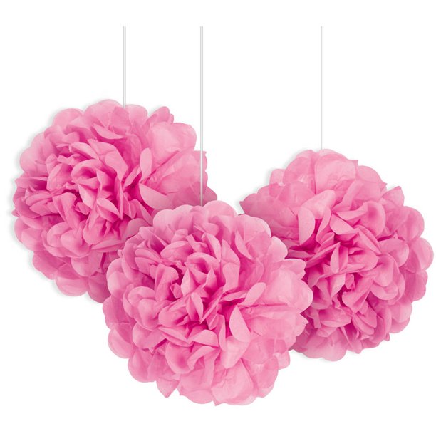Tissue Paper Pom Pom Decoration 