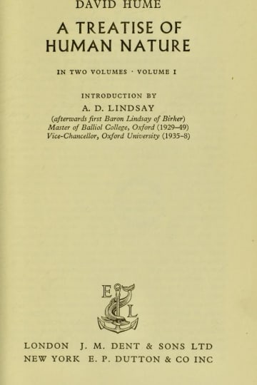 Cover of A treatise of human nature
