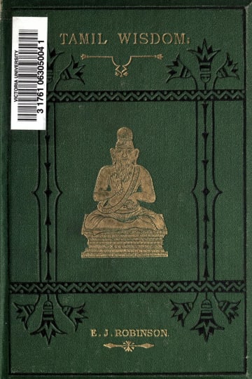 Cover of Tamil wisdom traditions concerning Hindu sages, and selections from their
