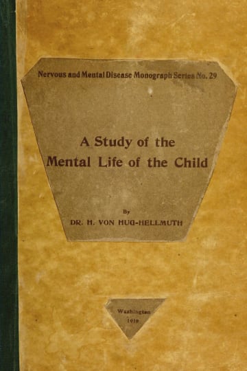 Cover of A study of the mental life of the child