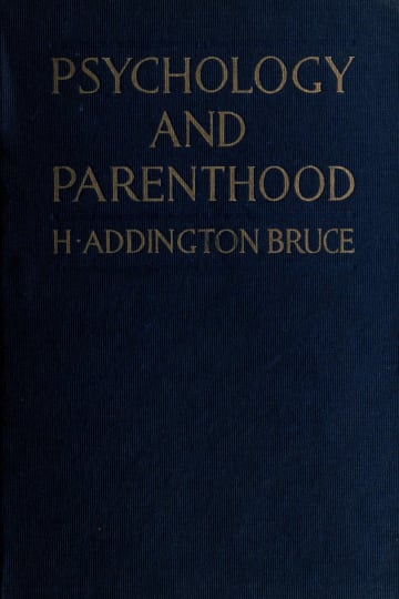 Cover of Psychology and parenthood