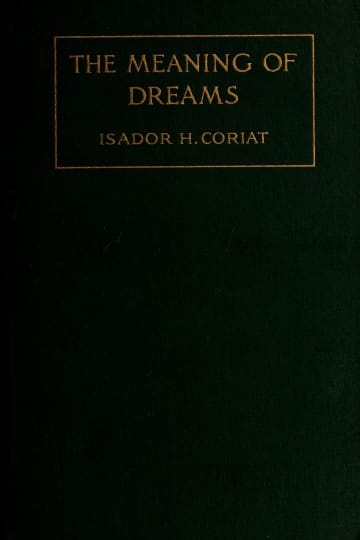 Cover of The meaning of dreams