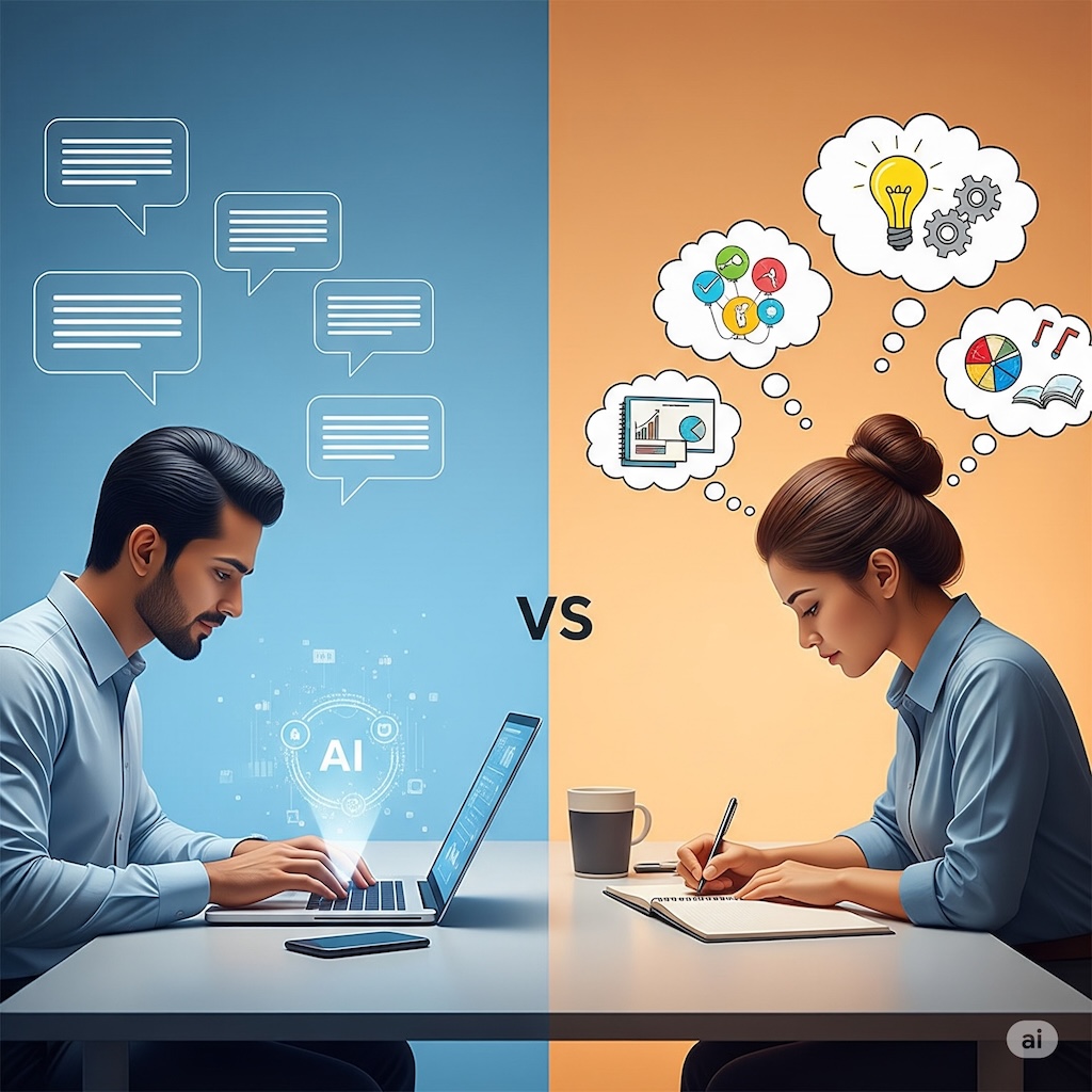 The Hidden Cost of AI Writing: Why Your Best Ideas Come from the Struggle