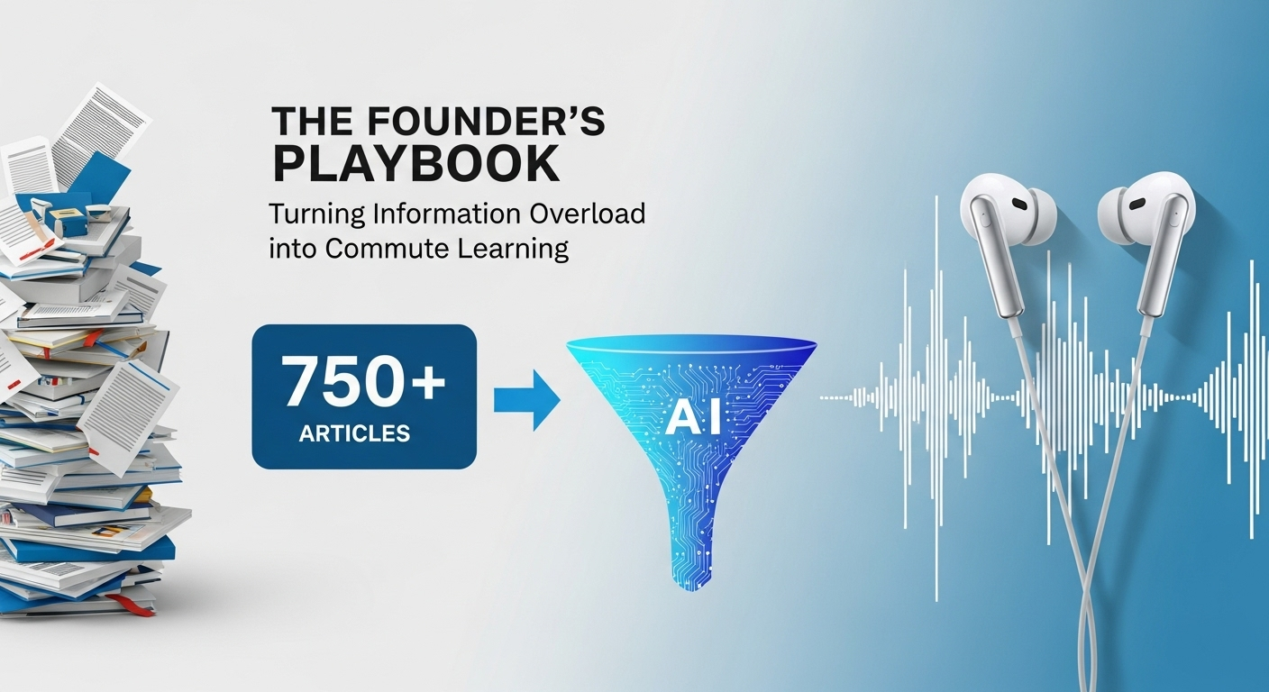 Turning 750+ Startup Articles Into a Personal Audio University (An Experiment)