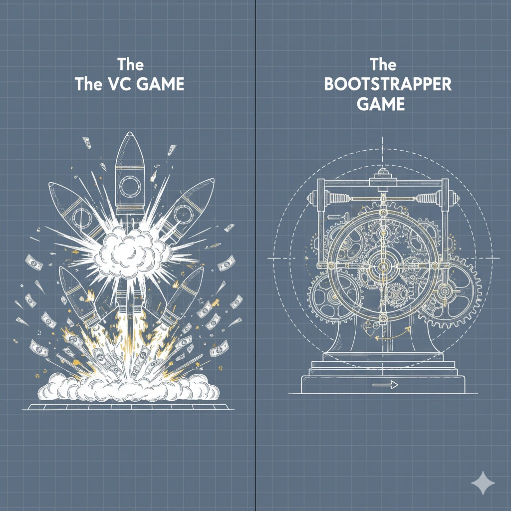 The VC vs Bootstrapper Game