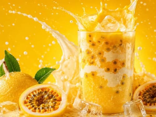 JUGO DE MARACUYA - LECHE