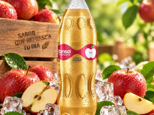 AGUA MANZANA LITRO