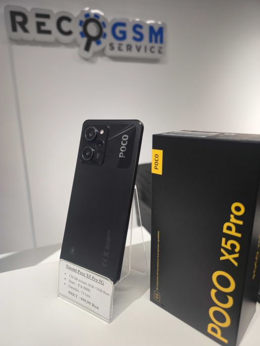 POCO X5 Pro 5G usado como referência visual do modelo publicado pela Centro Mega