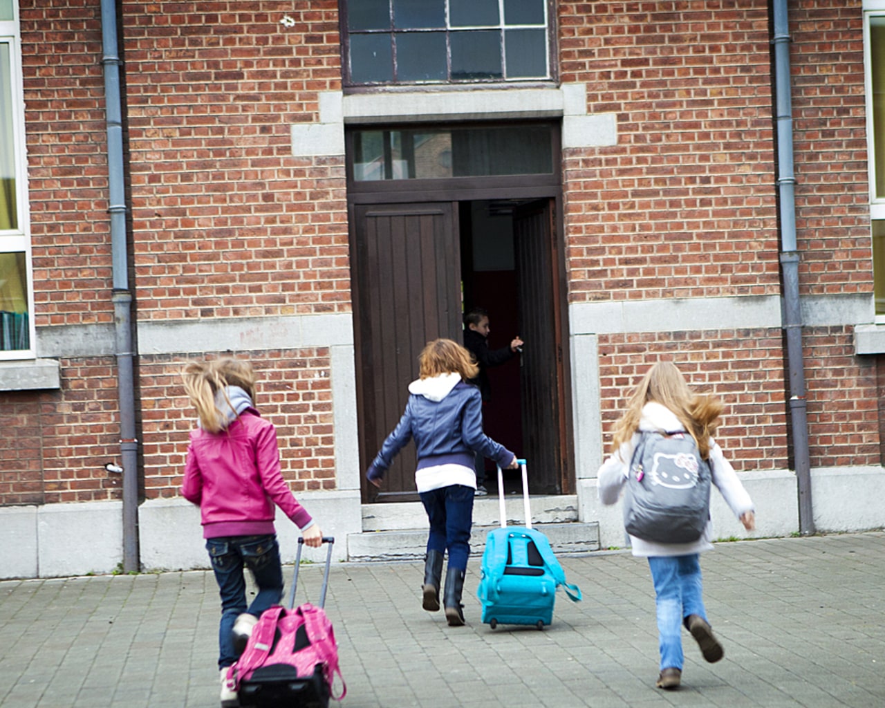 80% des enfants accompagnés par un Dame en Eure-et-Loir fréquentent leur école de secteur. (Amélie Benoist/ Image Point FR/BSIP)