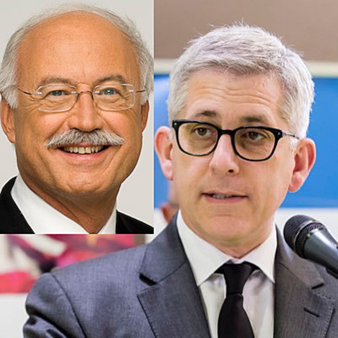 Jean-Louis-Touraine (à gauche) et Frédéric Valletoux (à droite)