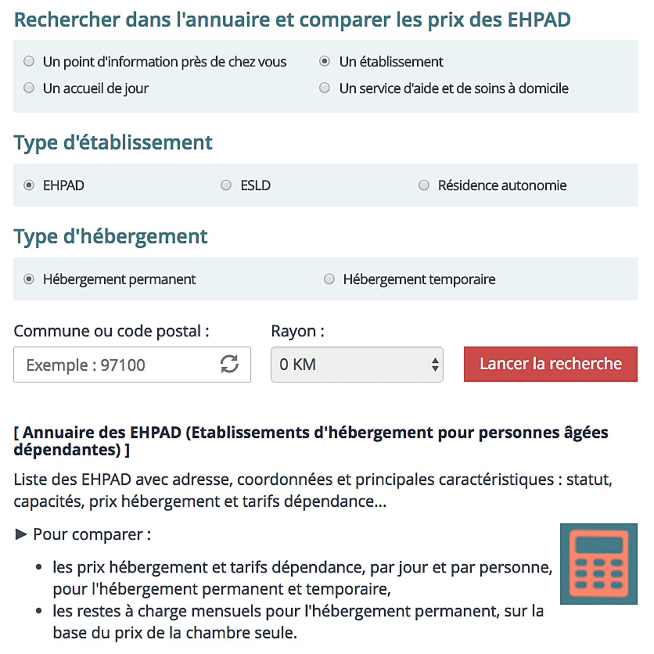 91% des Ehpad ont communiqué leurs tarifs pour alimenter le comparateur de prix et de reste à charge.